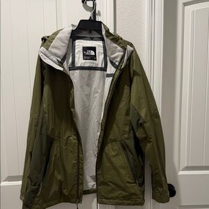 The North Face Men's Forest Green Raincoat
